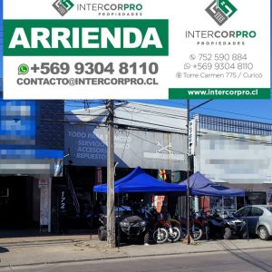 SE ARRIENDA LOCAL COMERCIAL EN AV. CAMILO HENRÍQUEZ, CURICÓ.