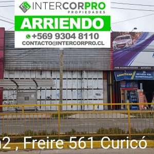 Se arrienda bodega en Av. Freire, Curicó