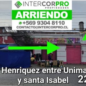 SE ARRIENDA LOCAL COMERCIAL EN AV. CAMILO HENRÍQUEZ, CURICÓ.