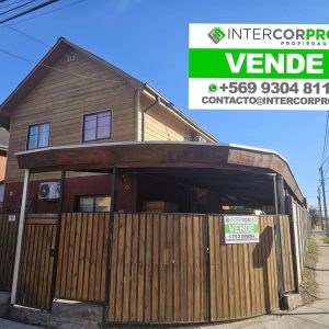 SE VENDE CASA ESQUINA EN DON SEBASTIÁN DE RAUQUEN, CURICÓ