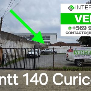 SE VENDE CÉNTRICO TERRENO EN CALLE MONTT, CURICÓ.