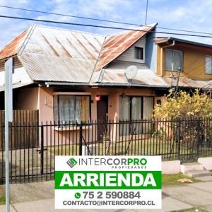 SE ARRIENDA CASA EN AVENIDA RAUQUEN, CURICÓ.