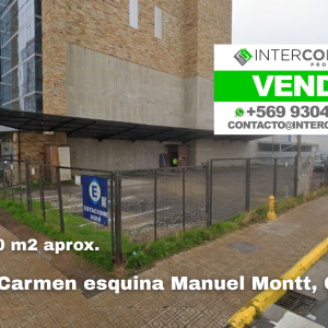 SE VENDE SITIO EN CALLE CARMEN ESQUINA MANUEL MONTT, CURICÓ.